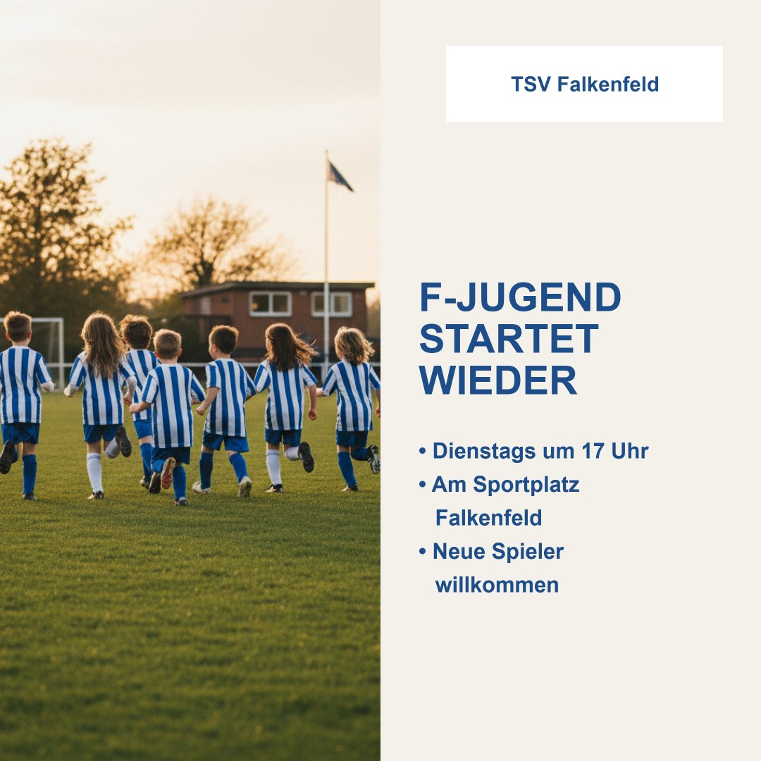 Beispiel-Post: TSV Falkenfeld — Trainings­auftakt